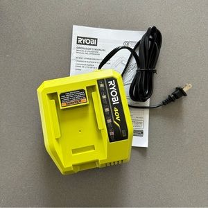 Ryobi 40V Lithium-Ion Battery Fast Charger